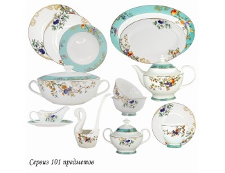 Чайно-столовый сервиз 101предмет Lenardi HANOMI 145-471