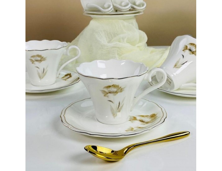 Чайный набор 12предметов 230мл Lenardi Камилла 145-649