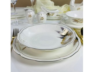 Набор из 6 глубоких тарелок 22см Lenardi Камилла 145-652