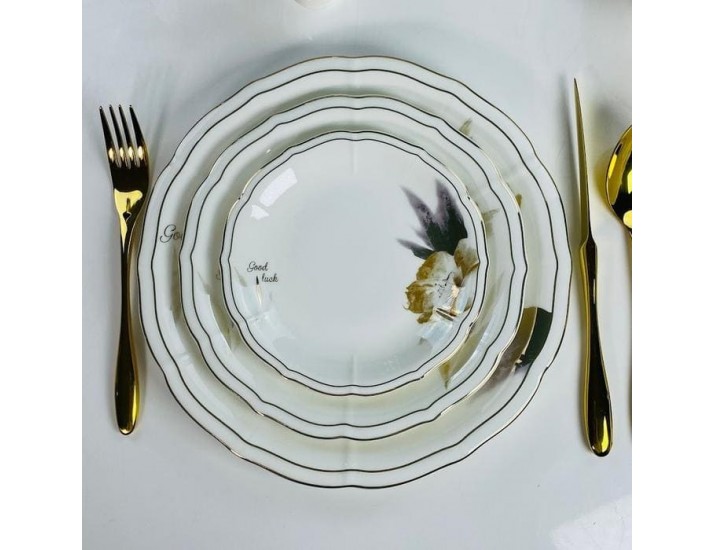 Набор из 6 тарелок 16см Lenardi Камилла 145-655