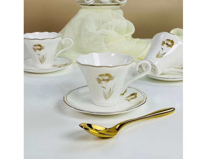 Кофейный набор 12предметов 120мл Lenardi Камилла 145-656