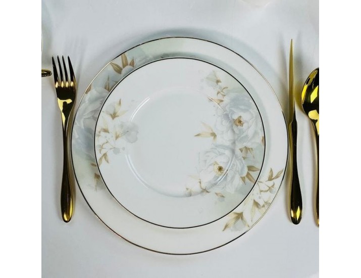 Набор из 6 тарелок 21,5см Lenardi Лилиан 145-687