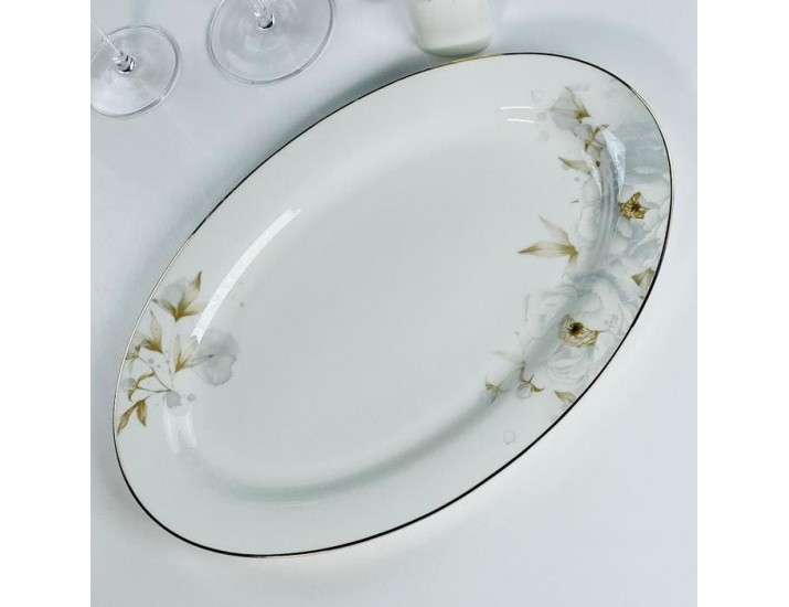 Овальное блюдо 23см Lenardi Лилиан 145-689