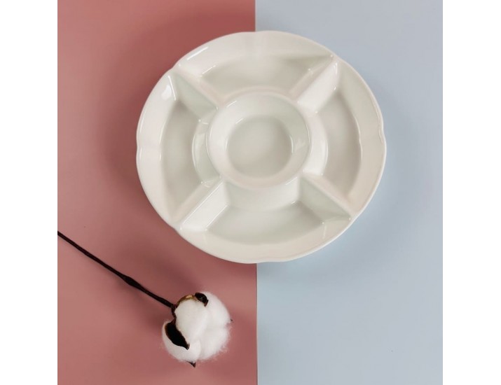 Менажница 21см Lenardi Bianco 181-226