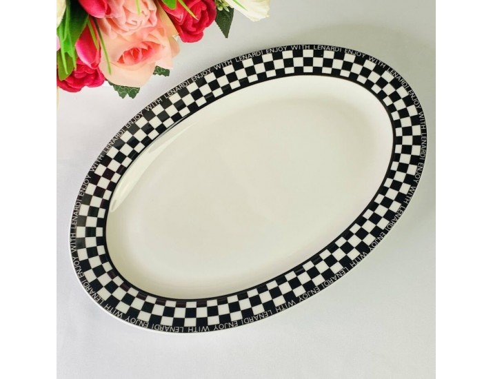 Набор из 2 овальных блюд 35х24х3см Lenardi ENJOY 205-420