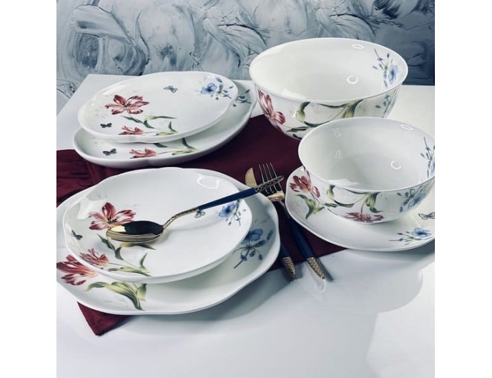 Обеденный сервиз 23предмета Lenardi Flowers 205-992
