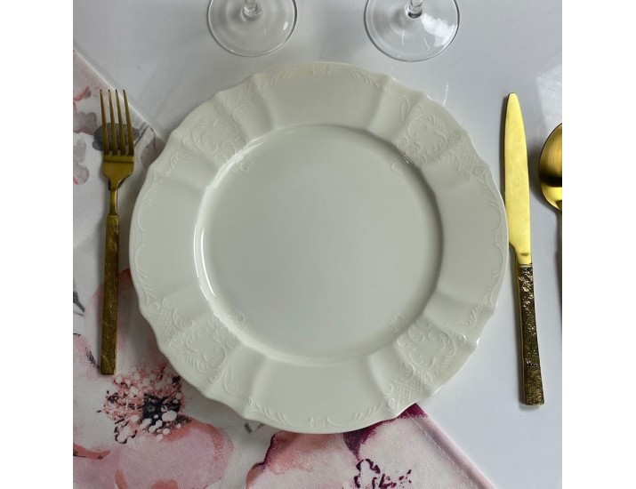 Набор из 6 тарелок 27см MARIA CREAM Lenardi 225-056