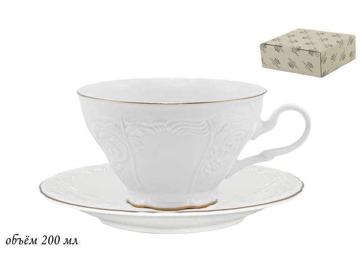 Чайная пара Lenardi Maria gold 226-013