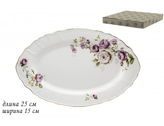 Овальное блюдо 25см Lenardi Maria Rose 226-073