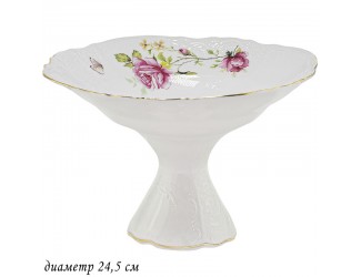 Фруктовница на ножке 24,5см Lenardi Maria Rose 226-084