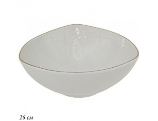 Салатник 26см Lenardi Maria gold 226-124