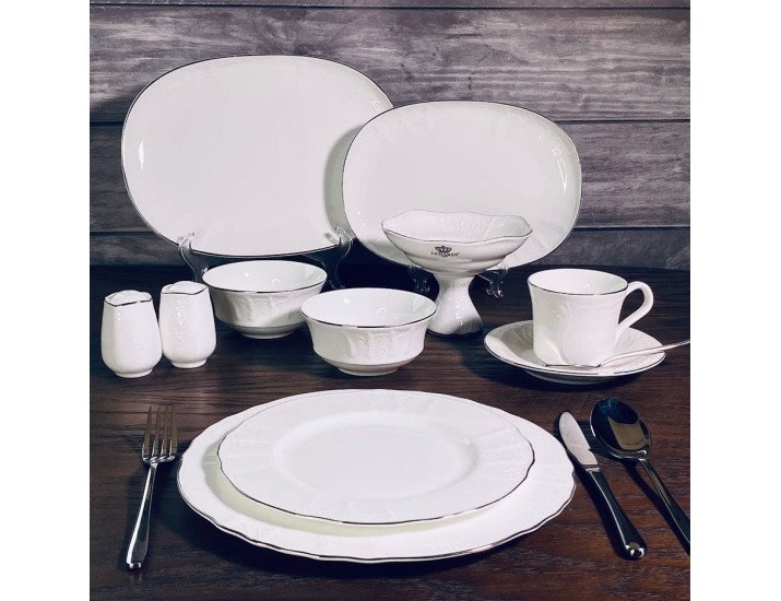 Обеденный сервиз на 6 персон 96 предметов Lenardi Maria gold 226-171