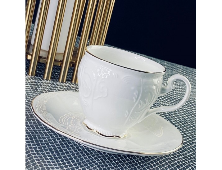 Кофейный набор 12предметов 190мл Lenardi Maria gold 226-172