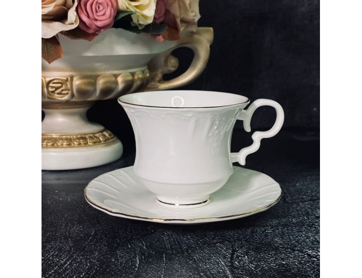 Чайный набор 12предметов 300мл Lenardi Maria gold 226-174