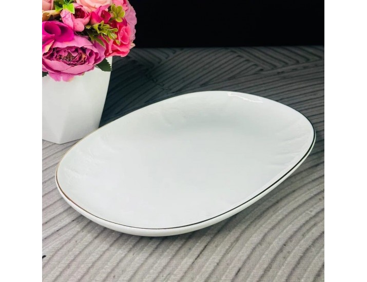 Блюдо 26см Lenardi Maria gold 226-176