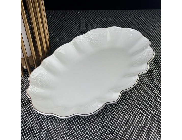 Блюдо 35см Lenardi Maria gold 226-188