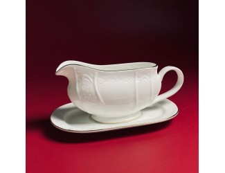 Соусник с блюдцем Lenardi Maria gold 226-210