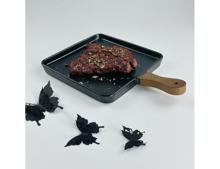 Квадратное блюдо 30,5см с ручкой Lenardi Blackwood 235-039