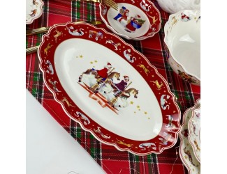 Набор блюд 2шт 35,5см Lenardi Новогодний 305-173 Набор блюд 2шт 35,5см Lenardi Новогодний 305-173