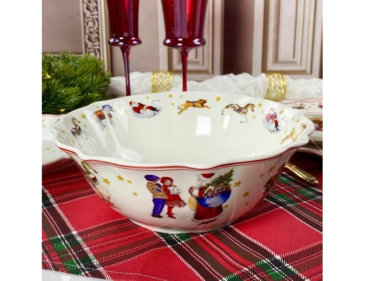 Салатник 23см Lenardi Новогодний 305-176 Салатник 23см Lenardi Новогодний 305-176