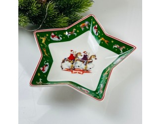 Блюдо-звезда 14см Lenardi Новогодний 305-198 Блюдо-звезда 14см Lenardi Новогодний 305-198
