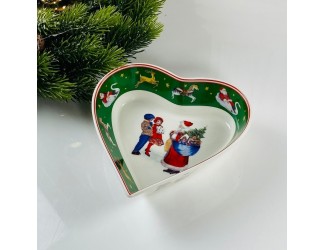 Блюдо-сердце 11см Lenardi Новогодний 305-201 Блюдо-сердце 11см Lenardi Новогодний 305-201