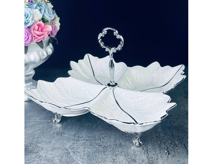 Менажница 27см Lenardi ARGENTO 666-381