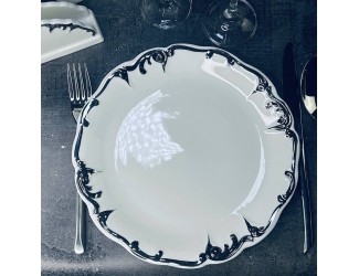 Набор из 6 тарелок 24см Lenardi ARGENTO 666-389