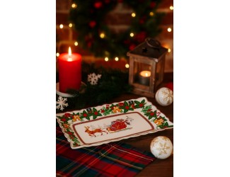 Блюдо 30см Lenardi Новогодний 105-606 Блюдо 30см Lenardi Новогодний 105-606