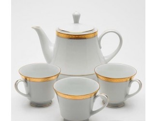 Кофейный сервиз Noritake Signature gold на 12 персон 27 предметов