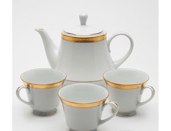 Кофейный сервиз Noritake Signature gold на 12 персон 27 предметов
