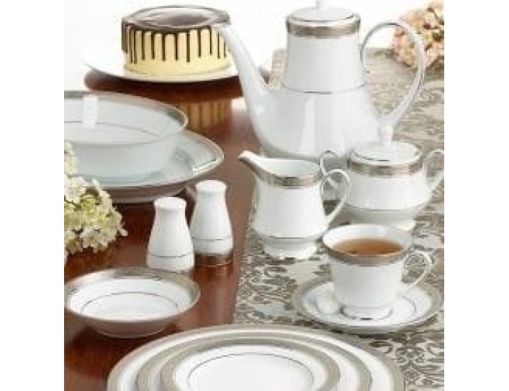 Кофейный сервиз Noritake на 12 персон 27 предметов Signature platinum