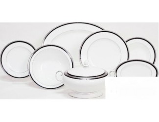 Обеденный сервиз на 12 персон 71 предмет Noritake Патрина (Patrina) platinum Обеденный сервиз на 12 персон 71 предмет Noritake Патрина (Patrina) platinum