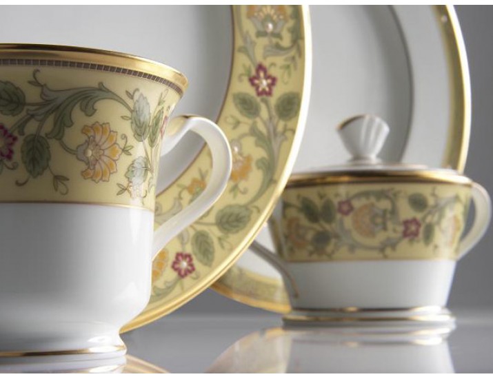 Обеденный сервиз на 6 персон 22 предмета Noritake Golden Pegeantry