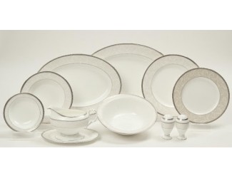 Обеденный сервиз на 6 персон 37 предметов Noritake SATIN LACE Обеденный сервиз на 6 персон 37 предметов Noritake SATIN LACE