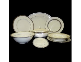 Чайно-столовый сервиз на 12 персон 95 предметов Noritake ADMORE platinum