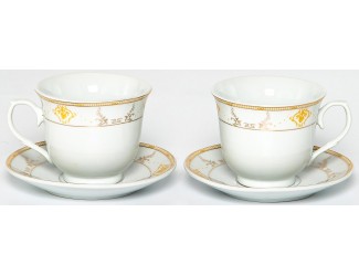 Набор чайных пар на 2 персоны 4 предмета Guterwahl Аврора Сирма