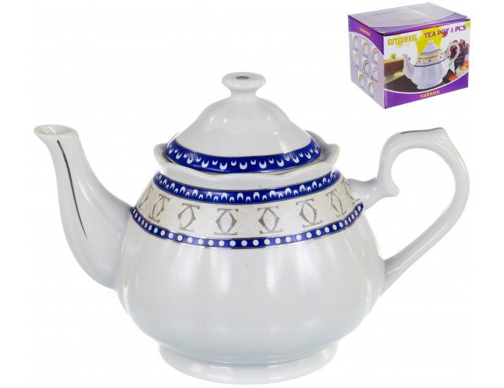 Guterwahl Венера Тания, чайник 1000мл, декор серебро, цветная упаковка