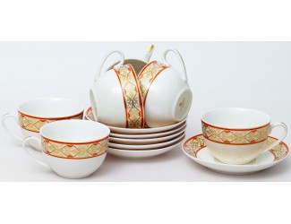 Набор чайных пар на 6 персон 12 предметов Balsford Эстелла 123-16046