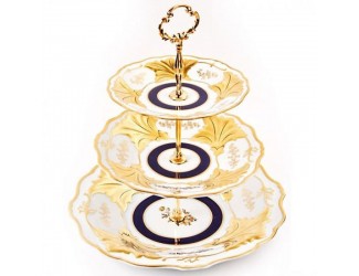 Этажерка 3-х ярусная 19/25/31 см Weimar Porcellan Анна Амалия декор 0820 - 020-0820-59800001 Этажерка 3-х ярусная 19/25/31 см Weimar Porcellan Анна Амалия декор 0820 - 020-0820-59800001