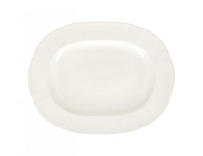 Блюдо овальное 38см Royal Bone China Белый Виндзор "White