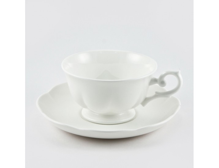 Чайная пара 180мл Royal Bone China Белый Виндзор White