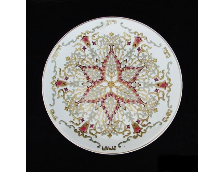 Декоративная тарелка 40,5см Zsolnay ручная работа 9970/7129