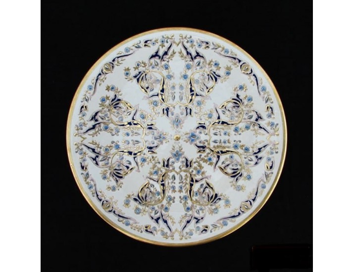 Декоративная тарелка 40,5см ручная работа Zsolnay 9970/7436