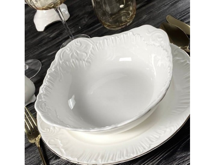 Квадратный салатник 20,5см Lenardi Аврора 305-039