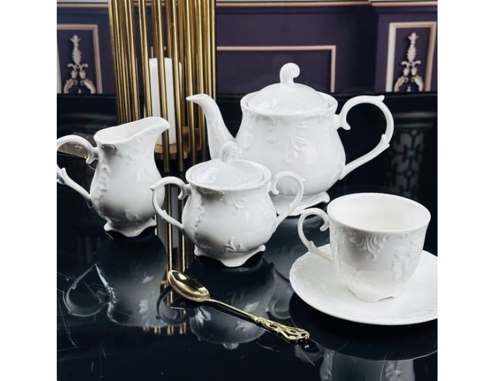 Чайный сервиз 17 предметов 200мл Lenardi Аврора 305-049