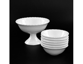  Набор для варенья креманка 18см и 6 розеток 15см Lenardi Аврора 305-055