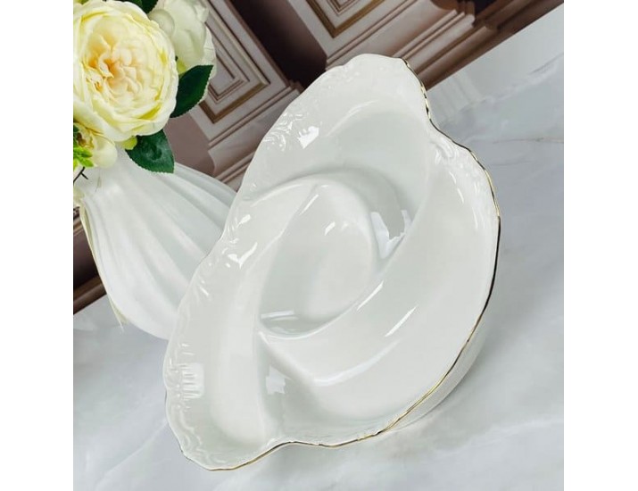 Менажница 25,5см Lenardi Аврора золото 305-063