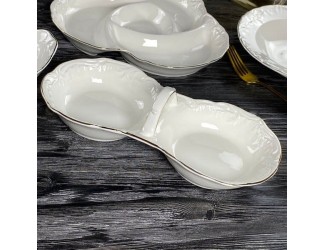 Менажница 30,5см Lenardi Аврора золото 305-065