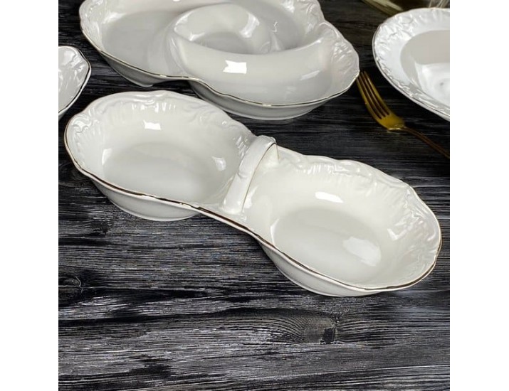 Менажница 30,5см Lenardi Аврора золото 305-065